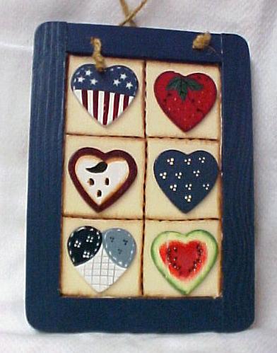 Wooden Country Home Heart Apple Kitchen Wall Plaque